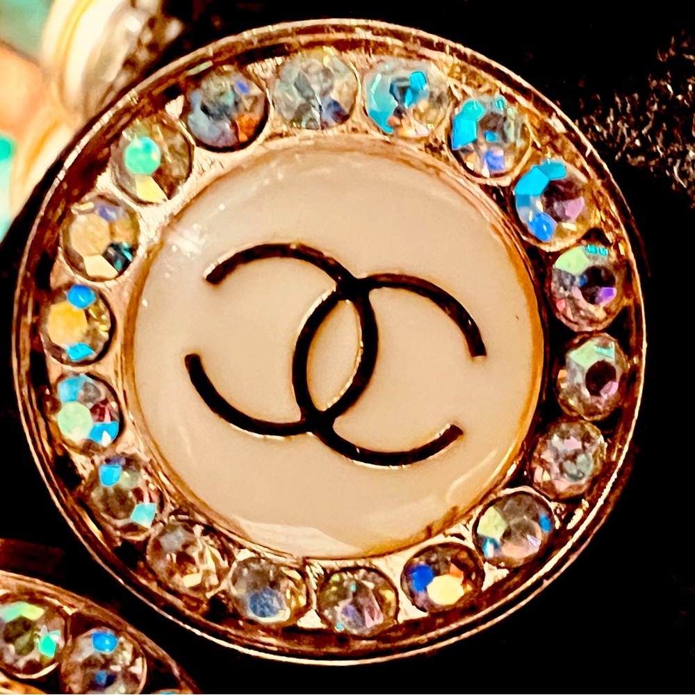 Authentic pair of CHANEL (CC) buttons!